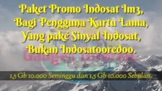 Paket Promo Im3 || Kartu Lama || 10.000 Dapat 1,5Gb.