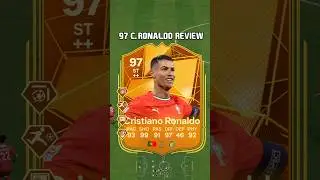 97 Cristiano Ronaldo Review in EA FC 25, why would anyone complete him 😭 #shorts #short #fc25 #cr7
