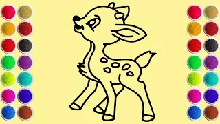 ASMR Sand painting drawing art deer #art #sanddrawing #drawing #sandart #sandpainting