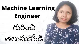 Machine Learning Engineer | Machine Learning Roadmap | ML Engineer | Telugu | Pashams