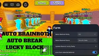 [😱OP] Break a Lucky Block Script &ldquo;NO KEY&rdquo; | Auto Brainrot | Auto Break Lucky Block | Troll Enemy