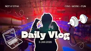 5th Jan Daily Vlog | Foggy Morning  + Gym DJ Night | Chest Day