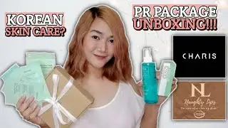 UNBOXING MY 2ND PR PACKAGE FROM CHARIS CELEB! + NAUGHTY LIPS! KOREAN SKIN CARE | A.STOP |Lyka Ramos