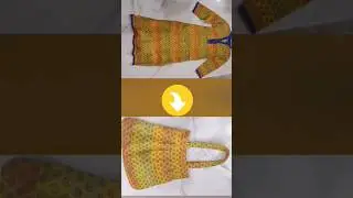 Reuse Kurti into Beautiful Handbag #shorts #stitching #diy #easybagmaking