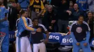 Chandler's Two-Handed fastbreak smash!