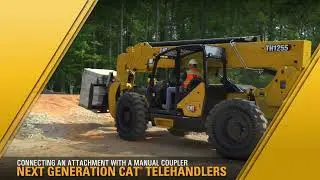 Connecting an Attachment with a Manual Coupler on Next Generation Cat&reg; Telehandlers