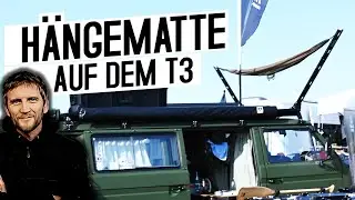 VW T3 Vanlife: H&auml;ngematte f&uuml;rs Camper-Dach  -  Dachplattform Zubeh&ouml;r.