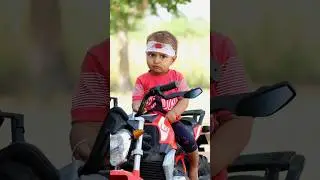 Rudra Bike🚴 Se Gir Gya 😢😂 #shorts #maa #bike #prank