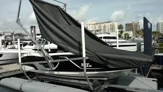 Sunstream SwiftShield Automatic Boat Cover at Ft Lauderdale Int'l Boat Show 2016