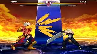 Asura vs Cloud Strife [EPIC FIGHT MUGEN]
