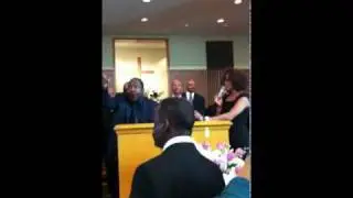 Whitney Houston sings 