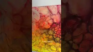 Abstracci&oacute;n en colores c&aacute;lidos y vibrantes #arte #art #abstractart #painting #virales