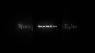 Lut Gaye Jubin Nautiyal Black Screen Lyrics Status 🤌🥀 #shorts