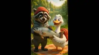 Рыбалка  #pixarстиль #3dанимация #гусь #юмор #прикол #мультик #animation