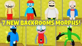[10/24 FULL UPDATE] How to get ALL 7 NEW BACKROOM MORPHS in BACKROOMS MORPHS! - Roblox
