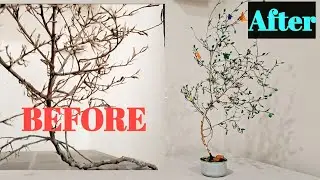 Waste to Best Tree Decoration at Home | Easy DIY Room Decor