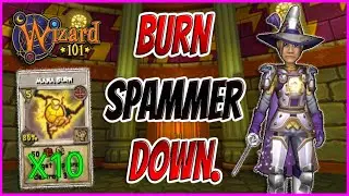 Wizard101: Destroying a Mana Burn Spammer!