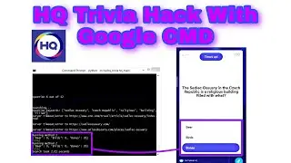 HQ Trivia Hack Answer using with Socket CMD