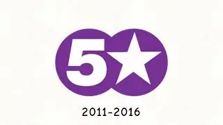 Evolution of Channel 5 UK Channels Logos (1997-2025)