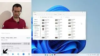 How to transfer big video files from an iPhone to a Windows 11 PC