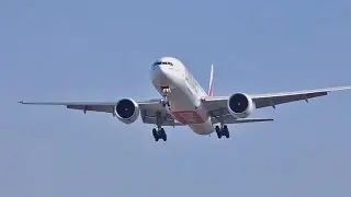 Emirates 77W Landing & Turkish A332 Go Around at Madina Airport (MED)