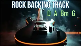 Rock Backing Track in D Major | D A Bm G | 120 BPM Guitar Jam Track