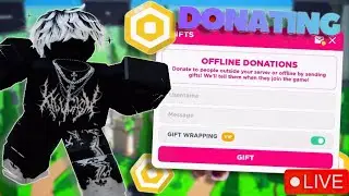 🔴LIVE 🔴 PLS DONATE LIVE GIVEAWAY || DONATING AND RAISING II ROBUX GIVEAWAY  TTS ON #29