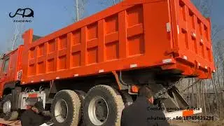 China good condition dump truck Used dumper end tipper truck 40000km dump truck 2015 year dump truck