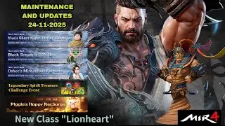 Mir4 - Maintenance and updates - New legendary pet 24-11-2025