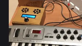 MiniMoog inspired synthesizer with a Teensy microcontroller