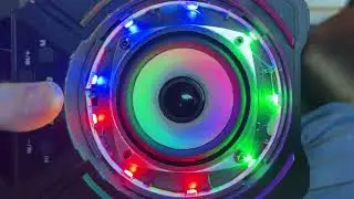 2Boom ring light speaker bass test without grill
