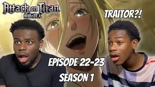 THE TRUTH BEHIND THE FEMALE TITAN 😱 | ANIME BROTHERS React to Attack On Titan Episode 22-23 Season 1