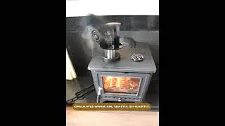 This Stove Fan Runs on Heat - Zephyr Stirling Stove Fan
