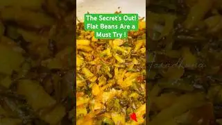 FLAT BEANS & POTATO MAGIC! Easy & Delicious Recipe ✨💯👌🏻#shorts #youtubeshorts #homemade