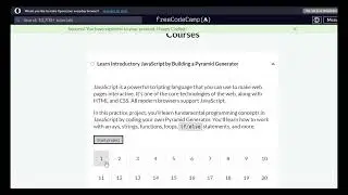 Freecodecamp JavaScript Algorithms and Data Structures (Beta)