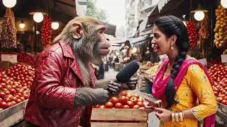 🌳💥 &ldquo;Bholu Ka Naam & Park Dustbin Blast! Monkey Ne Jaana Bachaya 😂&rdquo;
