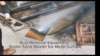 500 bar Rust Removal Equipment-Water Sand Blaster for Metal Surface #metal  #highpressurewasher