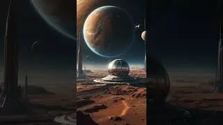Red Dawn: The Rise of Mars Colony #concept #mars #space #future #colonies #travel