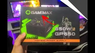 &rsaquo;FONTE GAMEMAX GP 650W&lsaquo; #UNBOXING