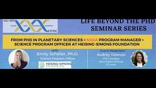 Planetary Science PhD to NASA Postdoc *moved