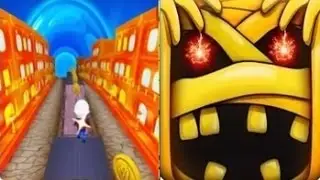 Kid Subway Surfers vs Tomb Dungeon Run 2016