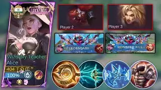 GOODBYE BYE META HEROES !! ALICE BUILD META DESTROYER !! ALICE BEST BUILD 2025 !! MLBB