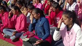Art of Living (Meditation) organised by sports department 24Feb,2023