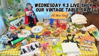 #Vintage LIVE Shop Our Table Sale | All Fresh Finds for the Coleman Collective 9.3 @ 8pm et / 5pm pt