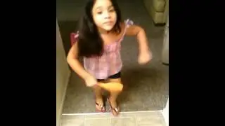 Jarisely dancing to All Up N Thru There