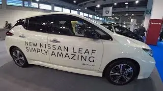 New Nissan LEAF EV 40KW 2019 Interior Review