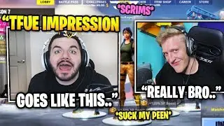 COURAGE DOES TFUE IMPRESSION (FaZe Cloak Reacts) | Fortnite Daily Funny Moments Ep.301