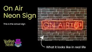 On Air Neon Sign - Product Demo