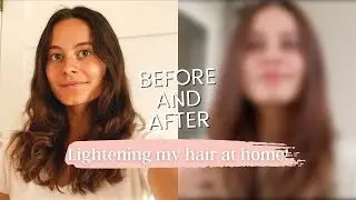 ATTEMPTING TO LIGHTEN MY HAIR AT HOME! Suntouched Review