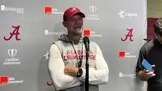 Alabama Football OC Ryan Grubb post-practice interview (8-19-25)